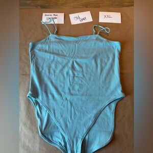 Old Navy Women's Light Blue Bodysuit